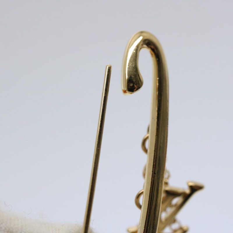 Louis Vuitton Broche Evangelion Rispin Brooch Gold Tone M64906  61185 - Image 6