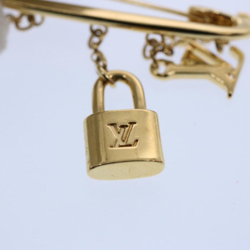 Louis Vuitton Broche Evangelion Rispin Brooch Gold Tone M64906  61185 - Image 8