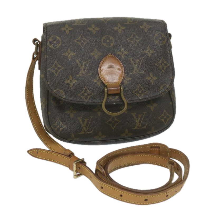 Louis Vuitton Monogram Saint Cloud MM Shoulder Bag M51243  61200