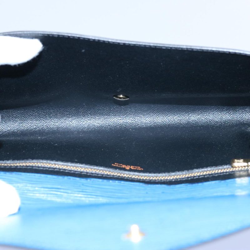 Louis Vuitton Epi Art Deco Clutch Bag Blue M52635  61214 - Image 9