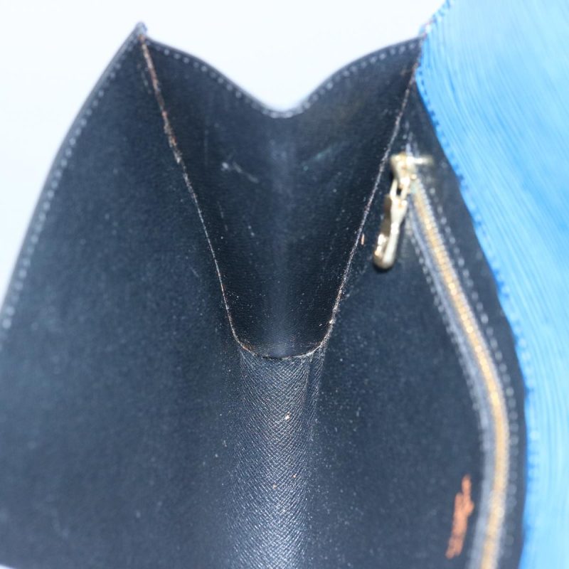 Louis Vuitton Epi Art Deco Clutch Bag Blue M52635  61214 - Image 10