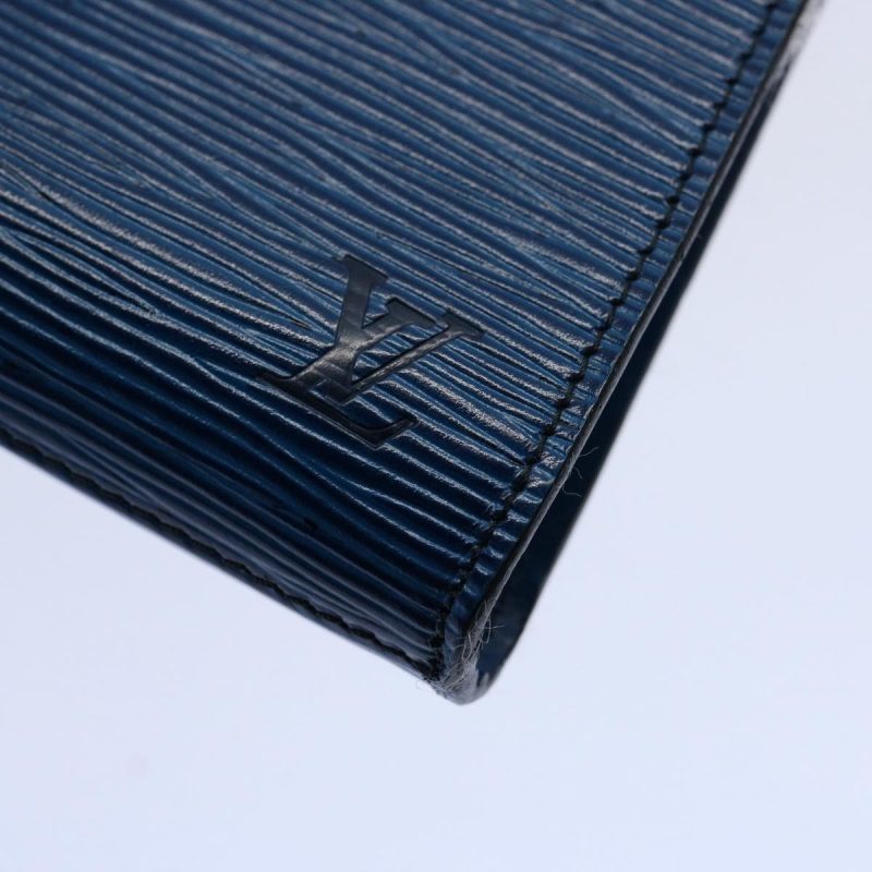 Louis Vuitton Epi Art Deco Clutch Bag Blue M52635  61214 - Image 7