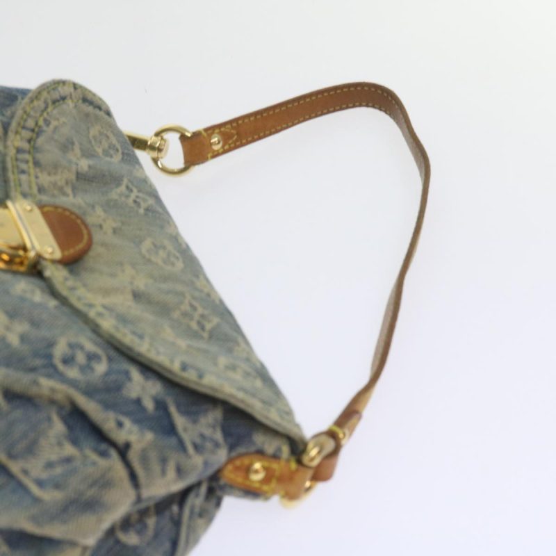 Louis Vuitton Monogram Denim Mini Preity Shoulder Bag Blue M95050 Auth 61295 - Image 8