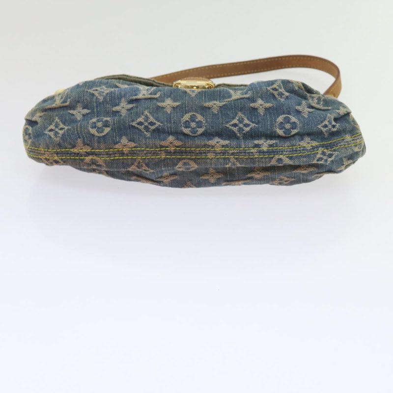 Louis Vuitton Monogram Denim Mini Preity Shoulder Bag Blue M95050 Auth 61296 - Image 7