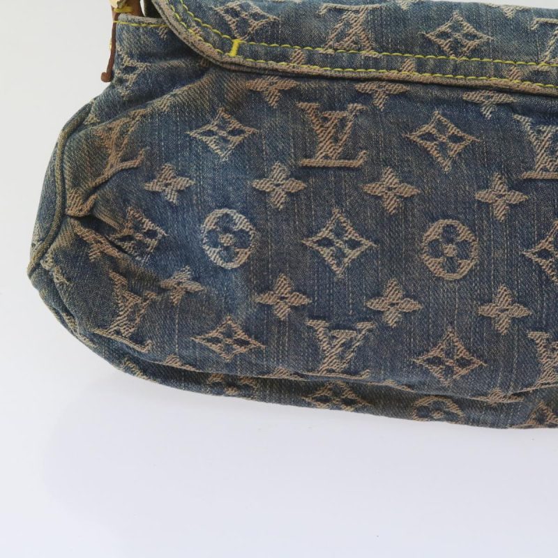 Louis Vuitton Monogram Denim Mini Preity Shoulder Bag Blue M95050 Auth 61296 - Image 4