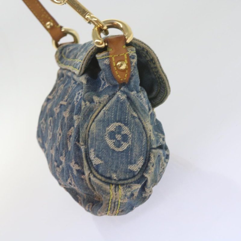Louis Vuitton Monogram Denim Mini Preity Shoulder Bag Blue M95050 Auth 61296 - Image 6