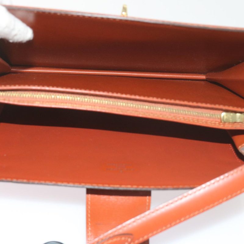 Louis Vuitton Epi Capuchin Shoulder Bag Brown M52343  61317 - Image 10