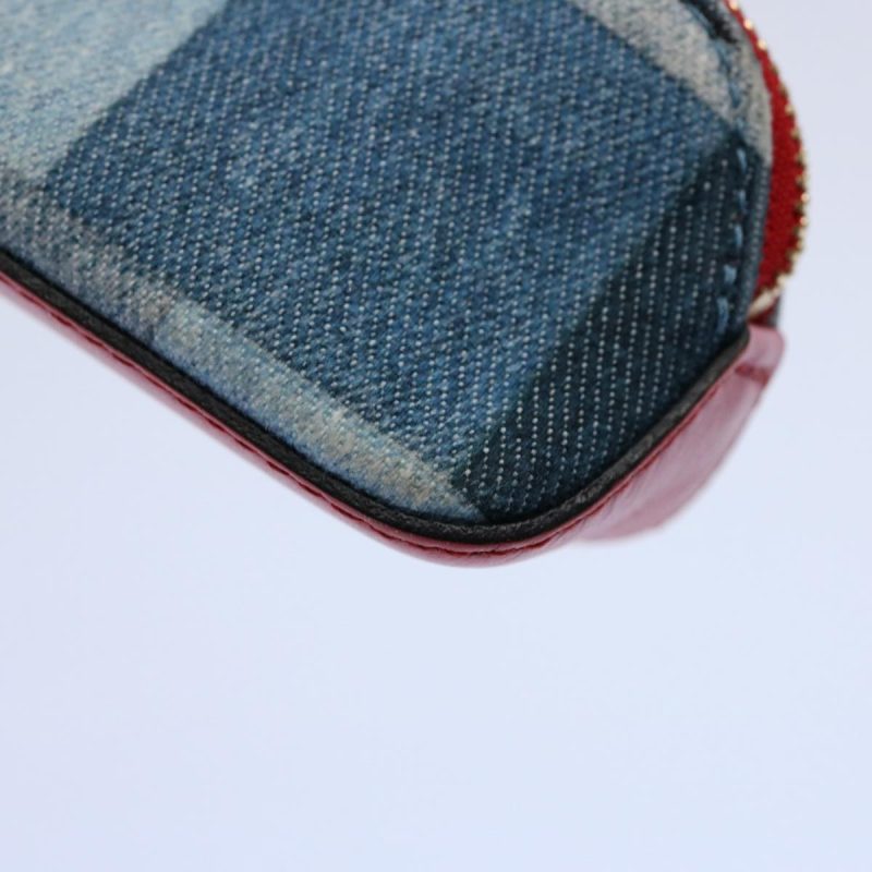 Louis Vuitton Monogram Denim Trousse Elizabeth Pen Case Blue GI0444 Auth 61468 - Image 7