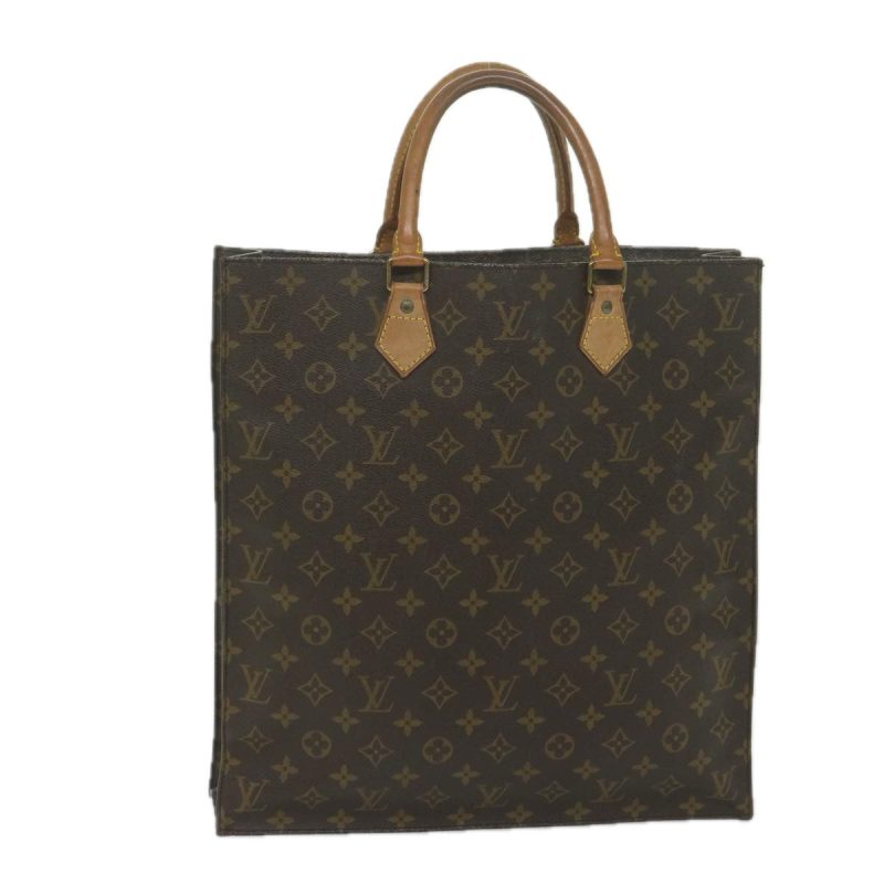 Louis Vuitton Monogram Sac Plat Hand Bag M51140  61481