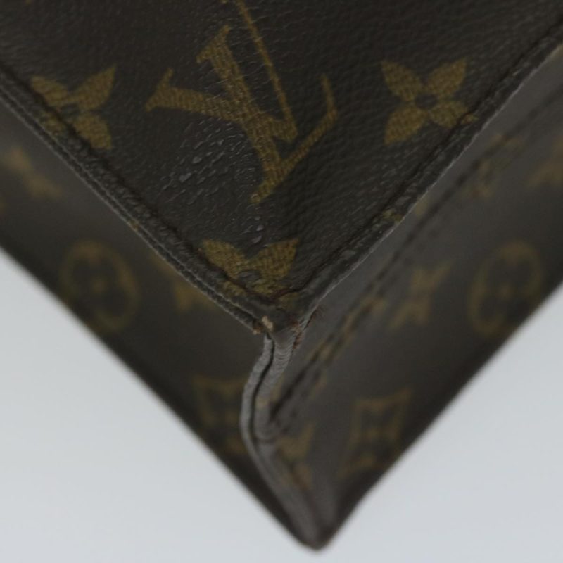 Louis Vuitton Monogram Sac Plat Hand Bag M51140  61481 - Image 9