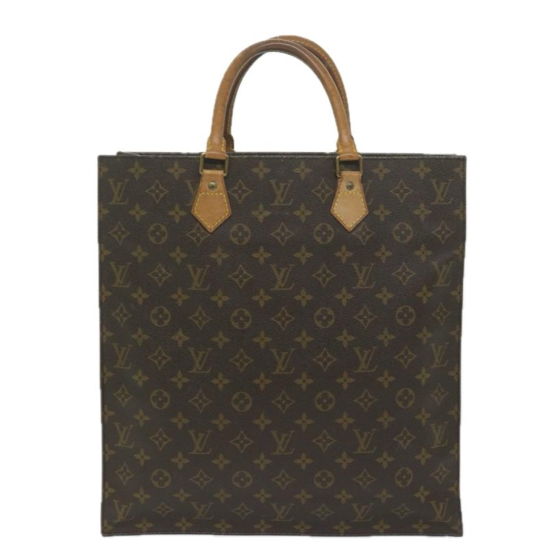 Louis Vuitton Monogram Sac Plat Hand Bag M51140  61481 - Image 2