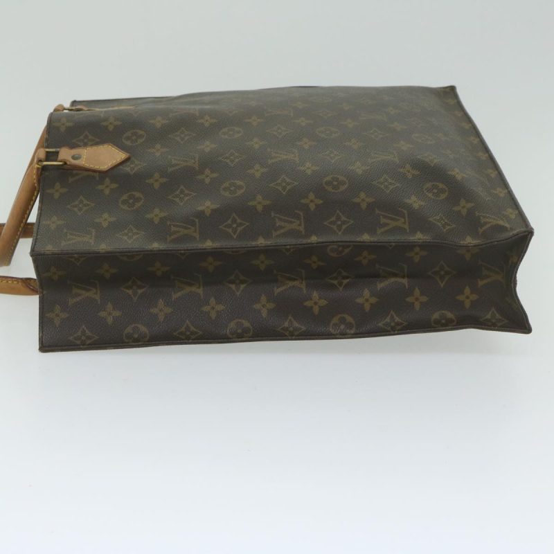 Louis Vuitton Monogram Sac Plat Hand Bag M51140  61481 - Image 4