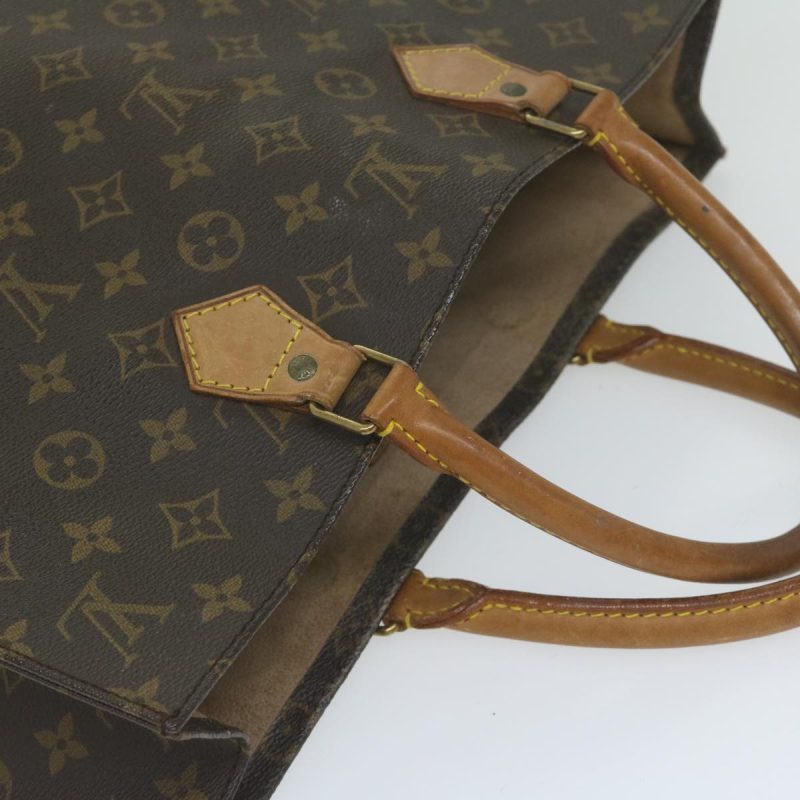 Louis Vuitton Monogram Sac Plat Hand Bag M51140  61481 - Image 6