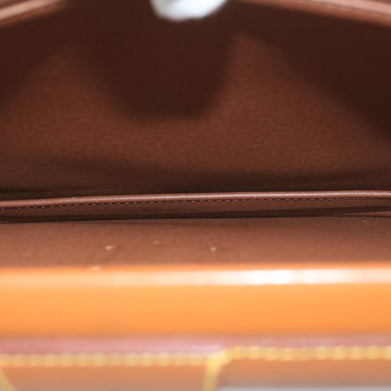 Louis Vuitton Epi Serviette Fermoir Business Bag Brown M54358  61490 - Image 9