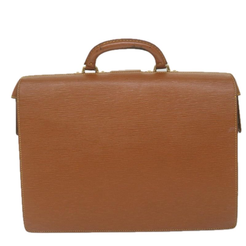 Louis Vuitton Epi Serviette Fermoir Business Bag Brown M54358  61490 - Image 2