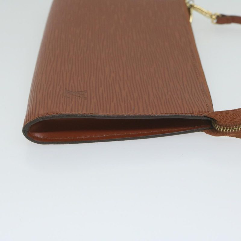 Louis Vuitton Epi Pochette Accessoires Pouch Brown M52953  61514 - Image 3