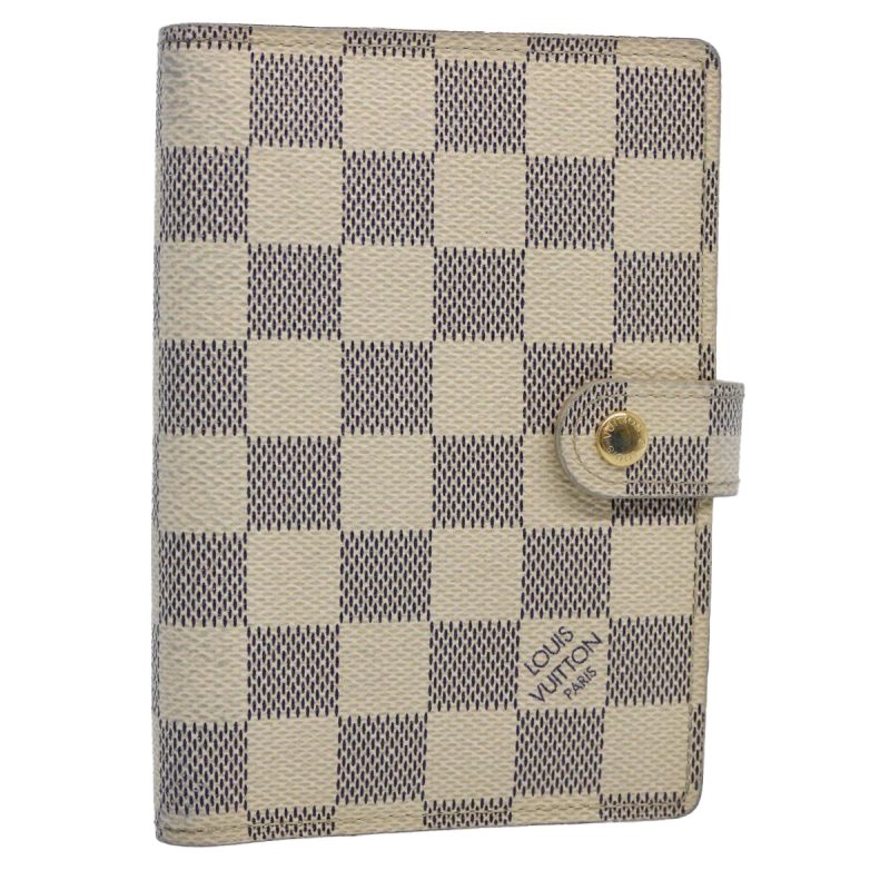 Louis Vuitton Damier Azur Agenda PM Day Planner Cover R20706  61515