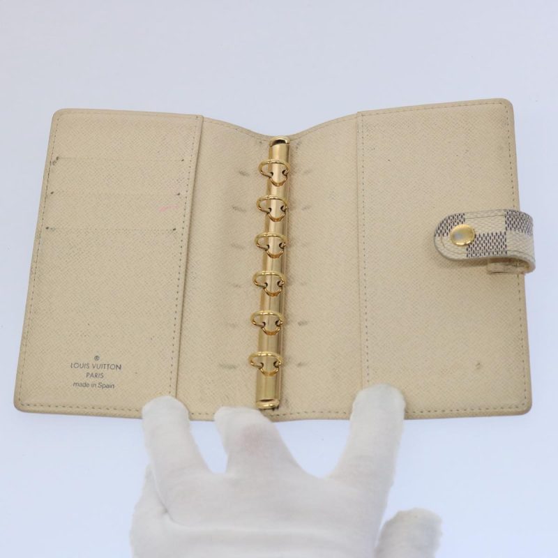 Louis Vuitton Damier Azur Agenda PM Day Planner Cover R20706  61515 - Image 8
