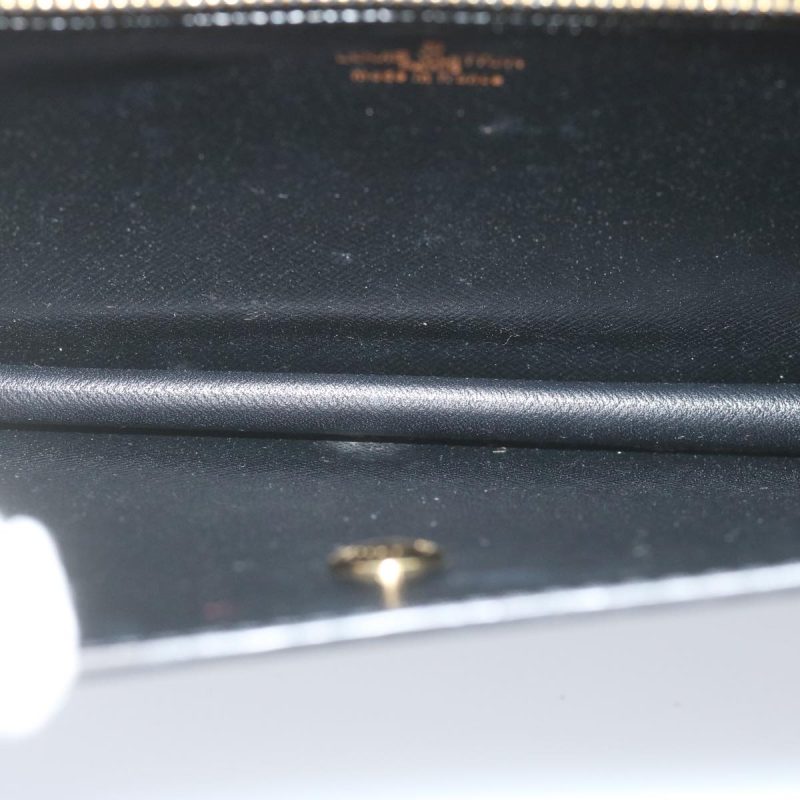Louis Vuitton Epi Montaigne 23 Clutch Bag Black M52662  61524 - Image 9