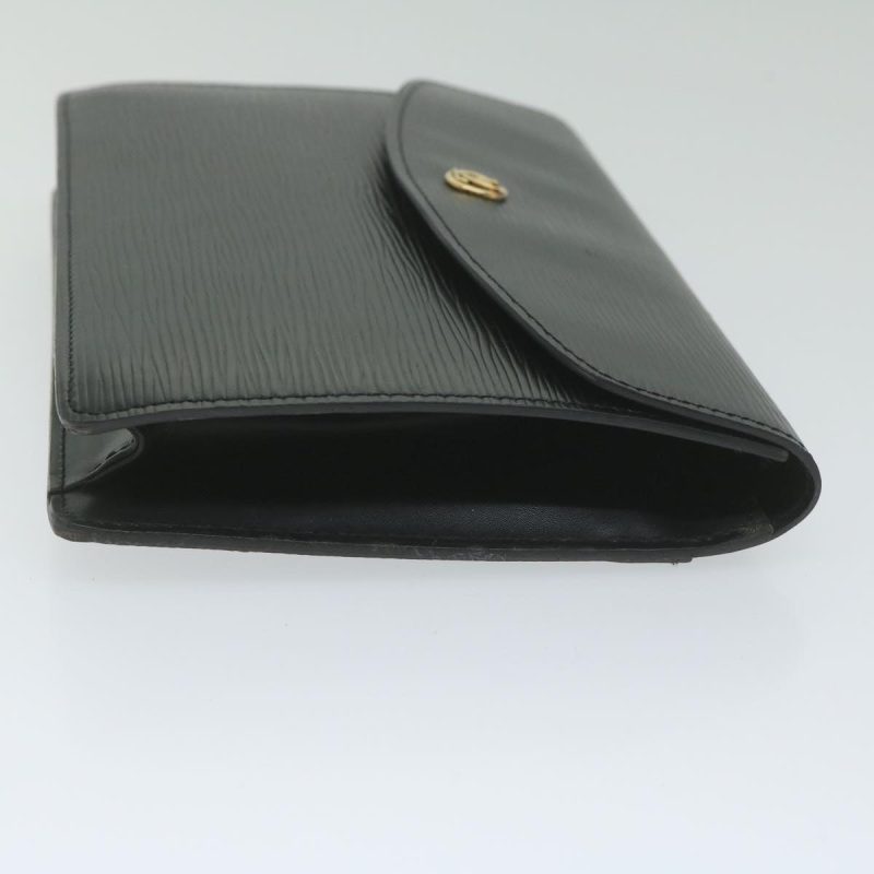 Louis Vuitton Epi Montaigne 23 Clutch Bag Black M52662  61524 - Image 3