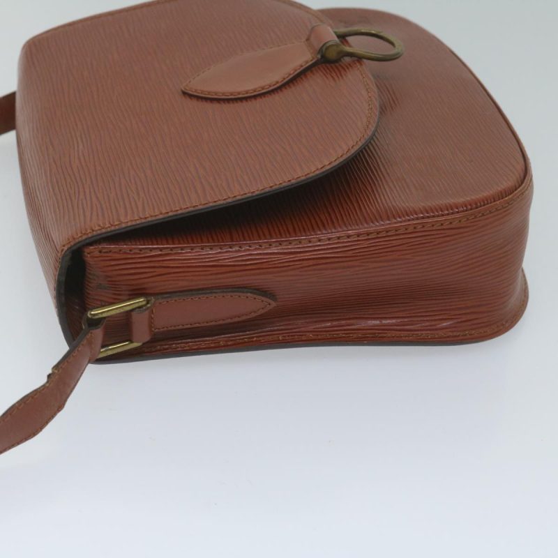 Louis Vuitton Epi Saint Cloud GM Shoulder Bag Brown M52193  61546 - Image 4