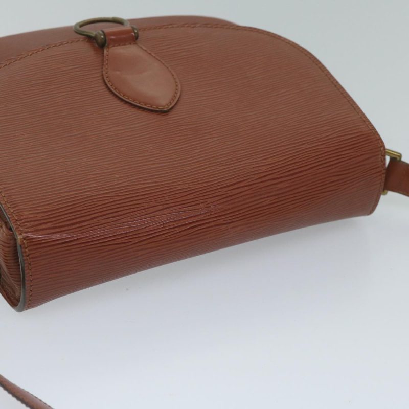 Louis Vuitton Epi Saint Cloud GM Shoulder Bag Brown M52193  61546 - Image 6
