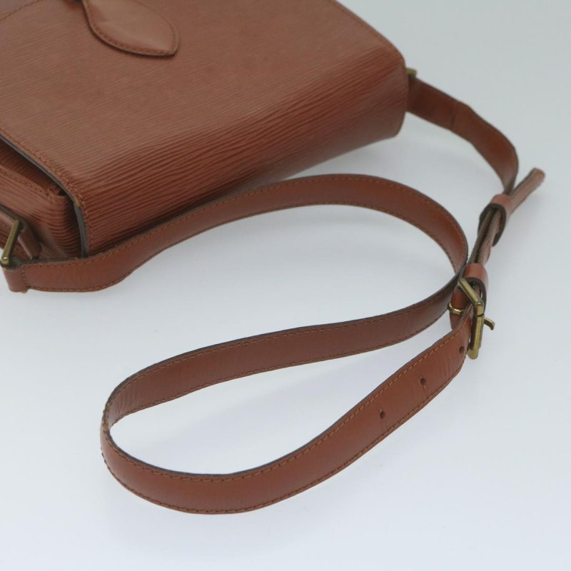 Louis Vuitton Epi Saint Cloud GM Shoulder Bag Brown M52193  61546 - Image 7
