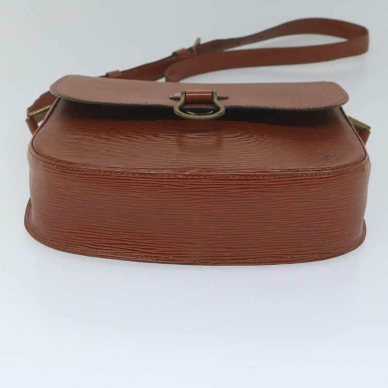 Louis Vuitton Epi Saint Cloud GM Shoulder Bag Brown M52193  61546 - Image 5