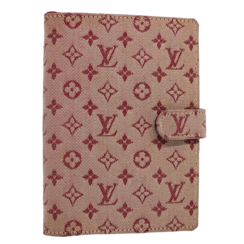 Louis Vuitton Monogram Mini Agenda PM Day Planner Cover Red R20912  61681
