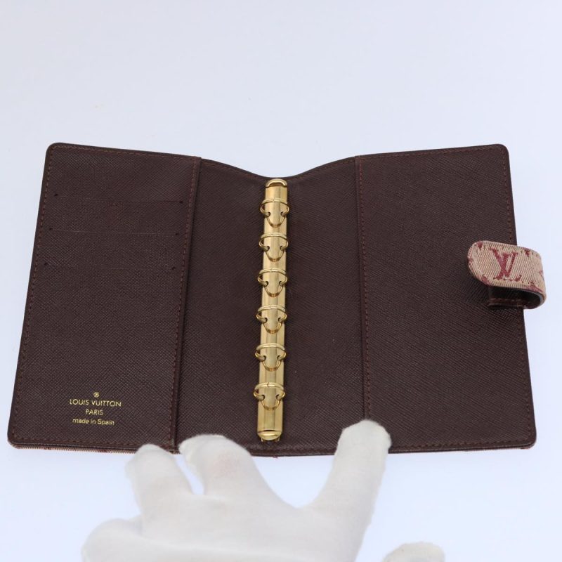 Louis Vuitton Monogram Mini Agenda PM Day Planner Cover Red R20912  61681 - Image 8