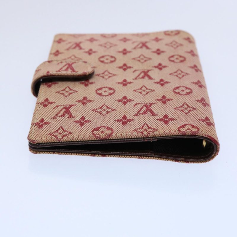 Louis Vuitton Monogram Mini Agenda PM Day Planner Cover Red R20912  61681 - Image 5