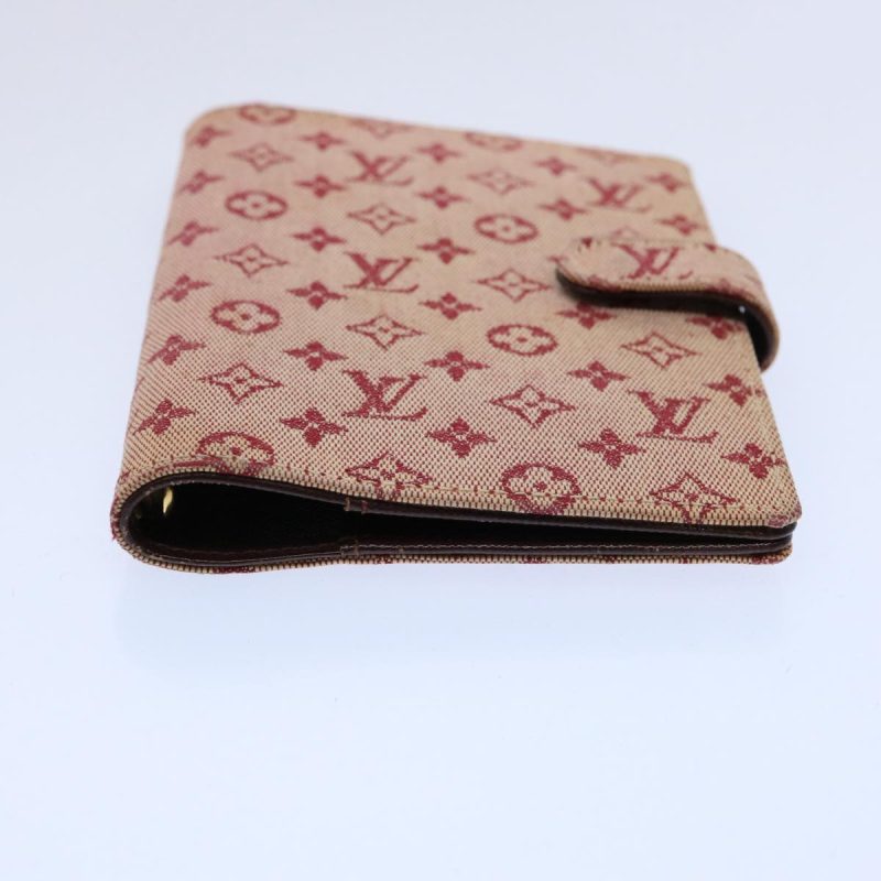 Louis Vuitton Monogram Mini Agenda PM Day Planner Cover Red R20912  61681 - Image 6