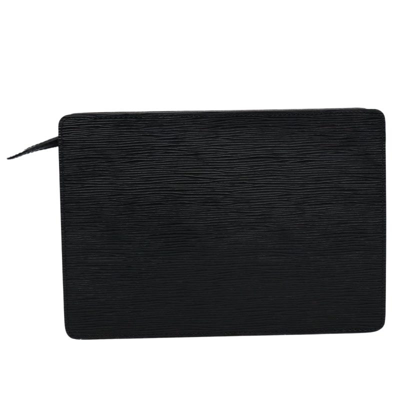 Louis Vuitton Epi Pochette Homme Clutch Bag Black M52522  61712 - Image 2