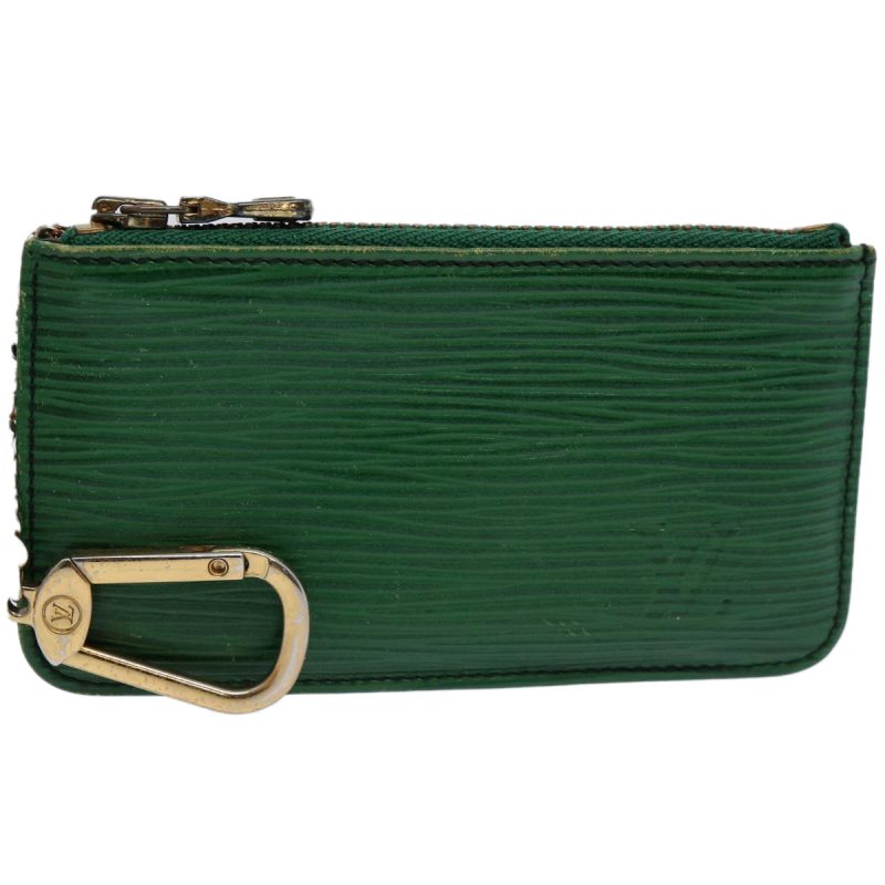 Louis Vuitton Epi Pochette Cles Coin Purse Green M63804  61717