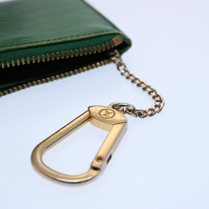 Louis Vuitton Epi Pochette Cles Coin Purse Green M63804  61717 - Image 9