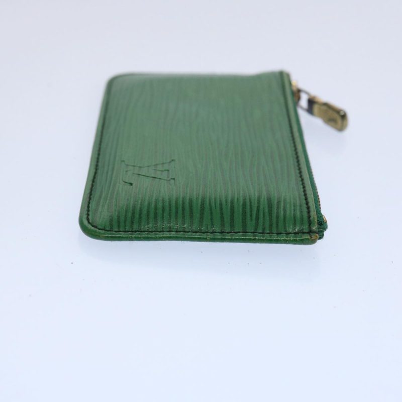 Louis Vuitton Epi Pochette Cles Coin Purse Green M63804  61717 - Image 4