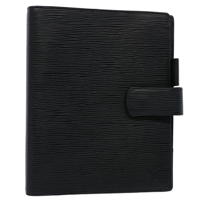 Louis Vuitton Epi Agenda GM Day Planner Cover Black R20062  61730