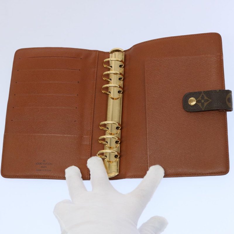 Louis Vuitton Monogram Agenda MM Day Planner Cover R20105  61731 - Image 8