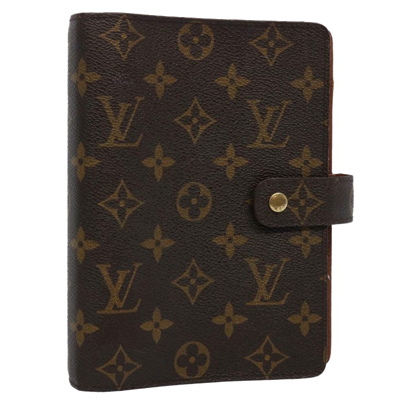 Louis Vuitton Monogram Agenda MM Day Planner Cover R20105  61731