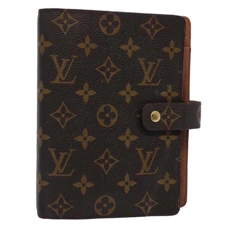 Louis Vuitton Monogram Agenda MM Day Planner Cover R20105  61733