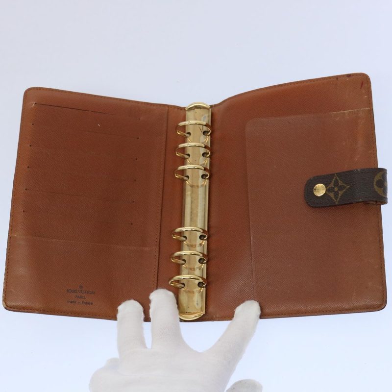 Louis Vuitton Monogram Agenda MM Day Planner Cover R20105  61733 - Image 8