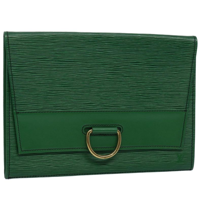 Louis Vuitton Epi Jena Clutch Bag Green M52724  61761