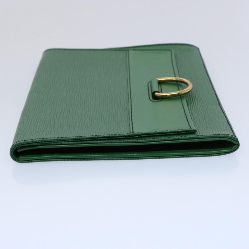 Louis Vuitton Epi Jena Clutch Bag Green M52724  61761 - Image 3