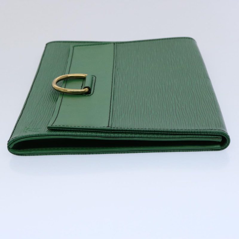 Louis Vuitton Epi Jena Clutch Bag Green M52724  61761 - Image 4