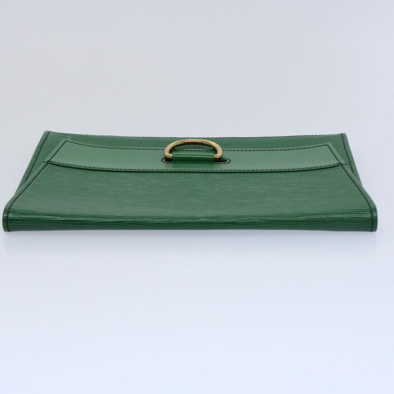 Louis Vuitton Epi Jena Clutch Bag Green M52724  61761 - Image 5