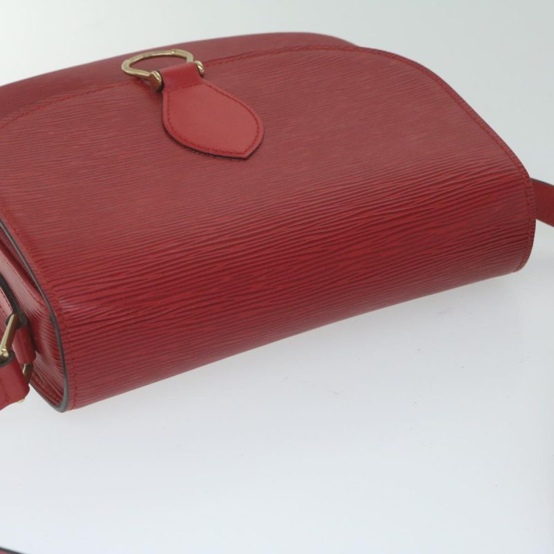 Louis Vuitton Epi Saint Cloud GM Shoulder Bag Red M52197  61772 - Image 5