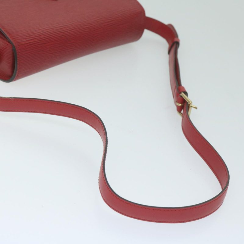 Louis Vuitton Epi Saint Cloud GM Shoulder Bag Red M52197  61772 - Image 6