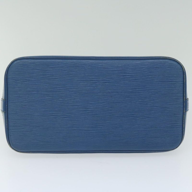 Louis Vuitton Epi Alma Hand Bag Toledo Blue M52145  61818 - Image 5
