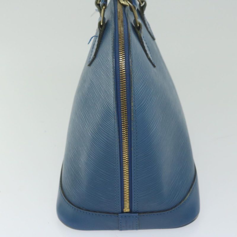 Louis Vuitton Epi Alma Hand Bag Toledo Blue M52145  61818 - Image 4