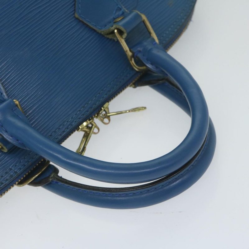 Louis Vuitton Epi Alma Hand Bag Toledo Blue M52145  61818 - Image 9
